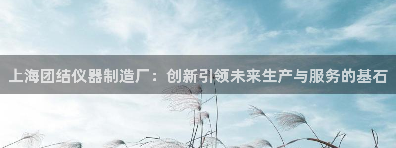 cq9传奇电子首页：上海团结仪器制造厂：创新引领未来生产与服