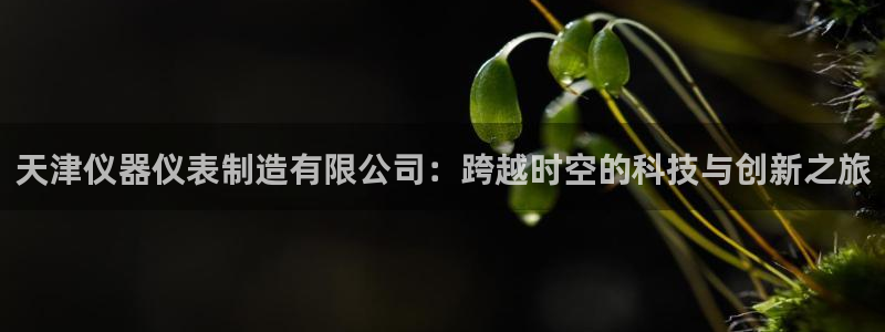 cq9电子游戏竞技平台：天津仪器仪表制造有限公司：跨越时空的