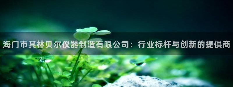 cq9电子跳跳高2：海门市其林贝尔仪器制造有限公司：行业标杆