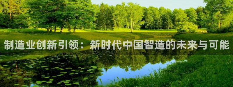 电子cq9跳起来：制造业创新引领：新时代中国智造的未来与可能