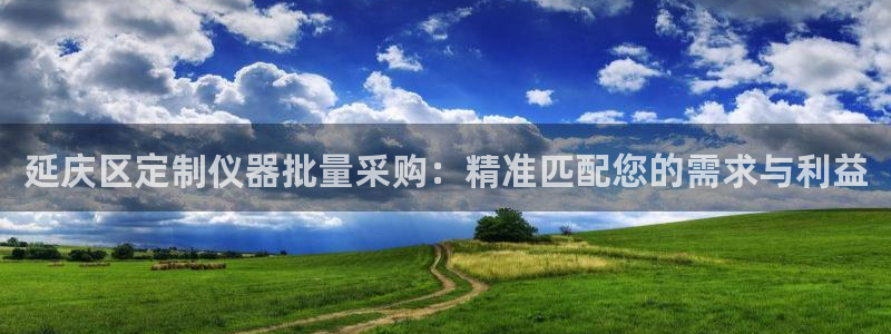 cq9电子游戏玩不得：延庆区定制仪器批量采购：精准匹配您的需