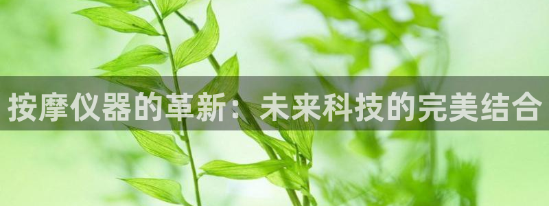 巴黎人cq9电子：按摩仪器的革新：未来科技的完美结合