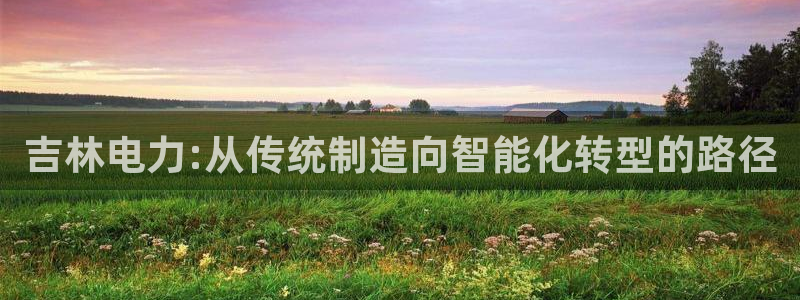 cq9电子屏幕：吉林电力:从传统制造向智能化转型的路径