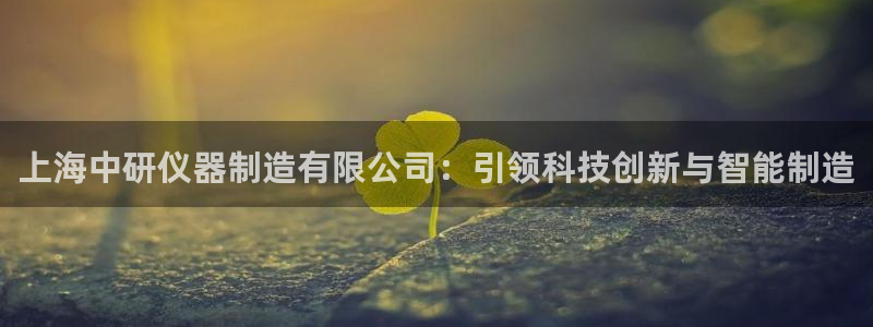 CQ9电子地址官方：上海中研仪器制造有限公司：引领科技创新与