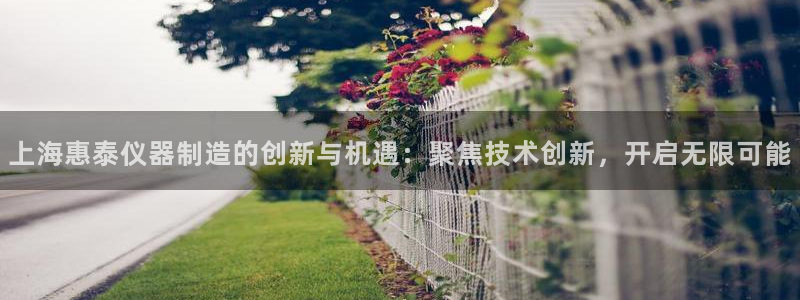 cq9武圣电子爆分技巧：上海惠泰仪器制造的创新与机遇：聚焦技